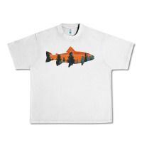 Lunar Rock Trout Fly Fishing Nature Outdoor Fisherman Gift Urban Heavy Tee - longCreatives