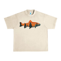 Sandshell Trout Fly Fishing Nature Outdoor Fisherman Gift Urban Heavy Tee - longCreatives