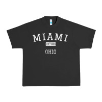 Pigment Black Miami Ohio OH Vintage Urban Heavy Tee - longCreatives