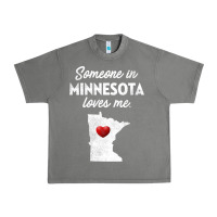 Tornado Someone In Minnesota Loves Me  Minnesota  MN Urban Heavy Tee - longCreatives