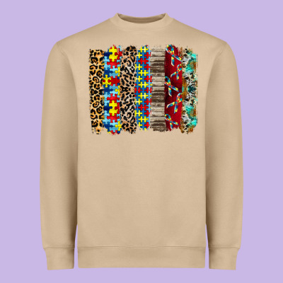Autism Brushstore Heavyweight Sweatshirt Designed By Racoondesign