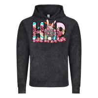Vintage Black Easter Day Hop bunny Vintage Hoodie - OliviaCreatesArt