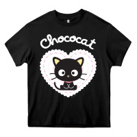 Black Chococat Sweet Valentine Heavy Core Tee - longCreatives