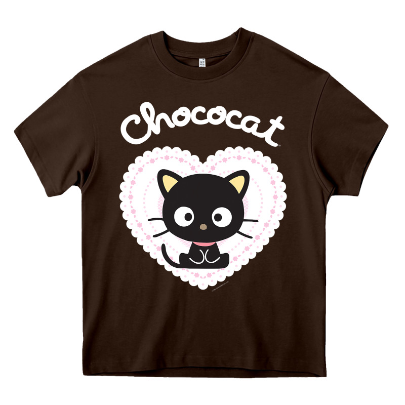 Chococat Sweet Valentine Heavy Core Tee by longCreatives | Teevron