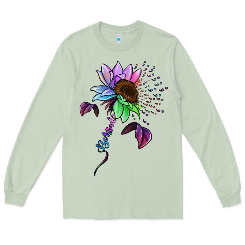 Be Kind Autism Semicolon Long Sleeve Tee by Jasminsmagicworld | Teevron