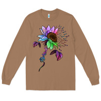 Toasted Coconut Be Kind Autism Semicolon Long Sleeve Tee - Jasminsmagicworld