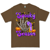 Cacao Spooky Season On Premium Tee - texasbilliewilder