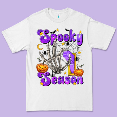 Spooky Season On Premium Tee Designed By Texasbilliewilder