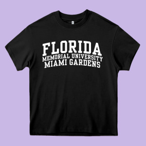 Florida Memorial University Miami Gardens Oc0647 Heavy Core Tee Designed By Longcreatives