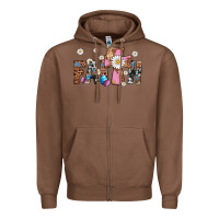 Chestnut faith cross Zipper Hoodie - Artiststas