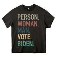 Asphalt Person Woman Man Vote Biden Heavy Core Tee - Bettercallsaul