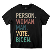 Black Person Woman Man Vote Biden Heavy Core Tee - Bettercallsaul