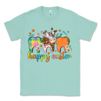 Seafoam Happy Easter Dental Easter Day Classic Tee - HowdyJamesFarm