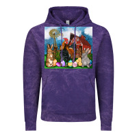 Cloud Purple Farm animals 20oz Vintage Hoodie - OliviaCreatesArt