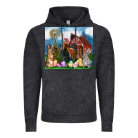 Vintage Black Farm animals 20oz Vintage Hoodie - OliviaCreatesArt