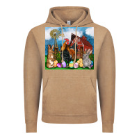Vintage Coffee Farm animals 20oz Vintage Hoodie - OliviaCreatesArt