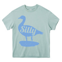 Arona Silly Goose Funny Silly Goose Heavy Core Tee - longCreatives