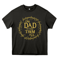 Asphalt Mens One Dad to rule them all  father's day gift Heavy Core Tee - longCreatives
