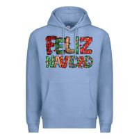 Colony Blue feliz navidad Spanish christmas Premium Hoodie - Jasminsmagicworld