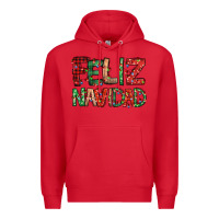 Red feliz navidad Spanish christmas Premium Hoodie - Jasminsmagicworld