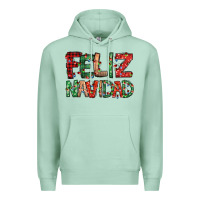 Seafoam feliz navidad Spanish christmas Premium Hoodie - Jasminsmagicworld