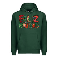 Sports Green feliz navidad Spanish christmas Premium Hoodie - Jasminsmagicworld