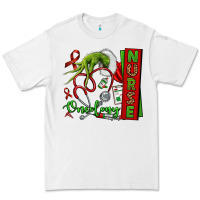 White Christmas Character Nurse Premium Tee - NancyCooperArtShop
