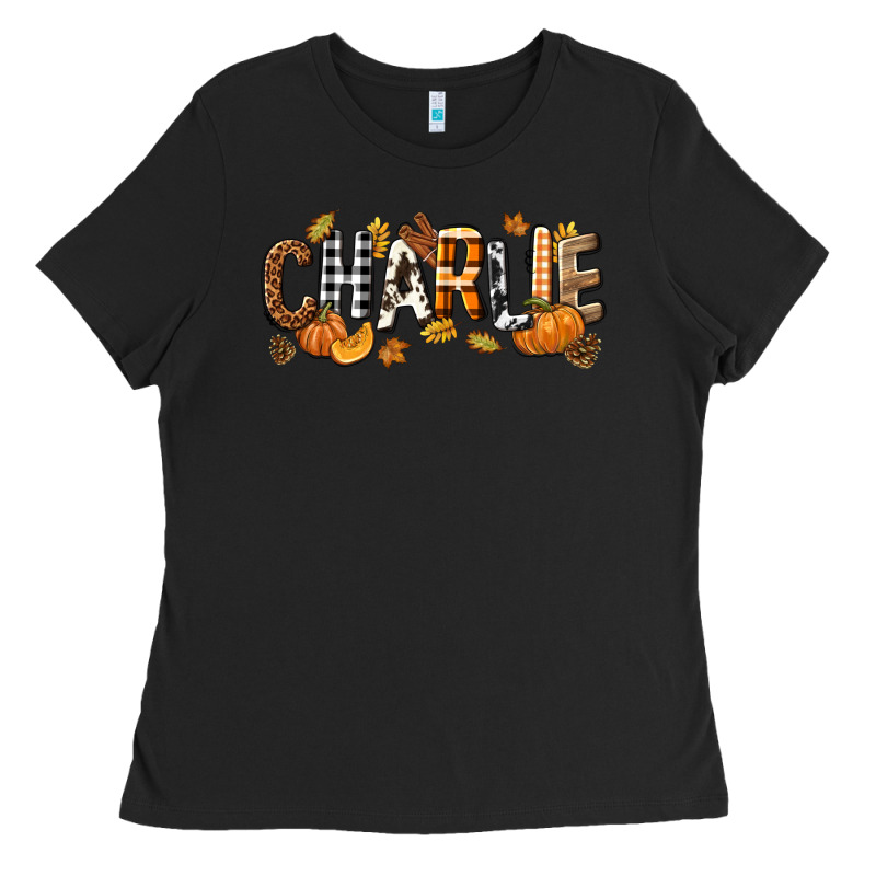 Personalized Fall Autumn Ladies Tee by NancyCooperArtShop | Teevron
