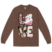 Chestnut Love Easter bunny Long Sleeve Tee - OliviaCreatesArt