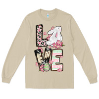 Mushroom Love Easter bunny Long Sleeve Tee - OliviaCreatesArt