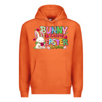 Carrot Bunny Kisses Easter Wishes Premium Hoodie - CowhideDigitalArt
