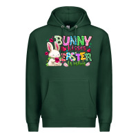 Sports Green Bunny Kisses Easter Wishes Premium Hoodie - CowhideDigitalArt