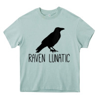 Arona Womens Raven Lunatic, Funny Bird Lover Gift Men Women Kids Heavy Core Tee - longCreatives