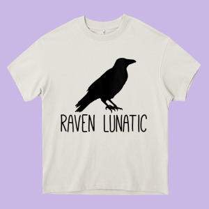 Womens Raven Lunatic, Funny Bird Lover Gift Men Women Kids Heavy Core Tee Designed By Longcreatives