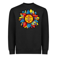 Black autism sunflower Heavyweight Sweatshirt - RacoonDesign