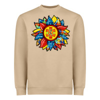 Mushroom autism sunflower Heavyweight Sweatshirt - RacoonDesign