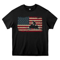 Black Snowmobile USA Flag Snow Sled Patriotic Snowmobiling Gift Heavy Core Tee - longCreatives