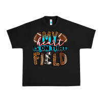 Black my heart is on that field football Urban Heavy Tee - RanaPortraitStore