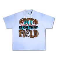Grape Ice my heart is on that field football Urban Heavy Tee - RanaPortraitStore