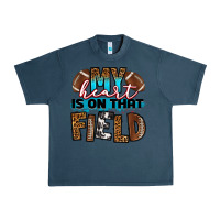 Midnight Navy my heart is on that field football Urban Heavy Tee - RanaPortraitStore