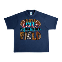 Navy my heart is on that field football Urban Heavy Tee - RanaPortraitStore
