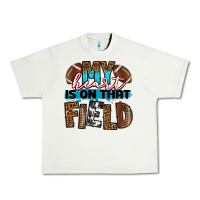 Pistachio my heart is on that field football Urban Heavy Tee - RanaPortraitStore