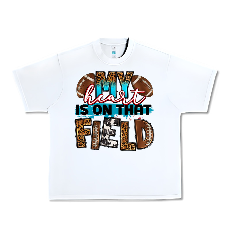 My Heart Is On That Field Football Urban Heavy Tee by RanaPortraitStore | Teevron