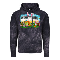 Cloud Black Easter Day camper Vintage Hoodie - OliviaCreatesArt