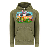Vintage Olive Easter Day camper Vintage Hoodie - OliviaCreatesArt