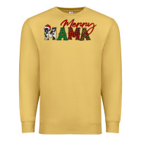 Antique Gold merry mama Premium Sweatshirt - BarkalooDesign