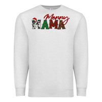 Oatmeal Heather merry mama Premium Sweatshirt - BarkalooDesign