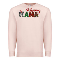Pale Pink merry mama Premium Sweatshirt - BarkalooDesign