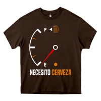 Mexican Beer Necesito Cerveza Cool & Funny Sayings Heavy Core Tee | Teevron