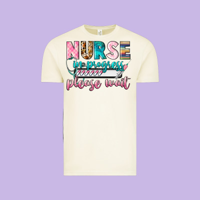 Nurse In Progress Vintage Tee Designed By Cowgirlartshop